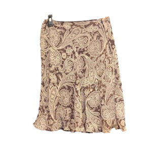 Express Paisley skirt ladies large